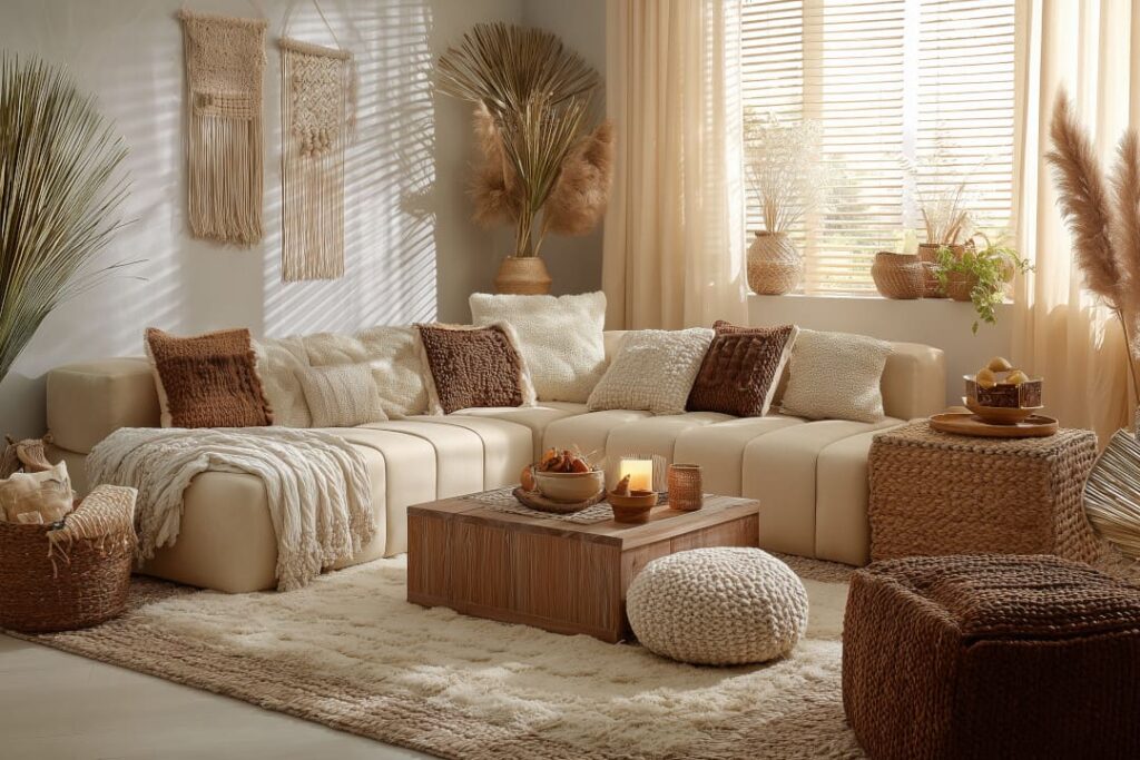 Textilien und Dekorationen runden die Raumgestaltung ab – Wohnberatung für ein gemütliches Zuhause