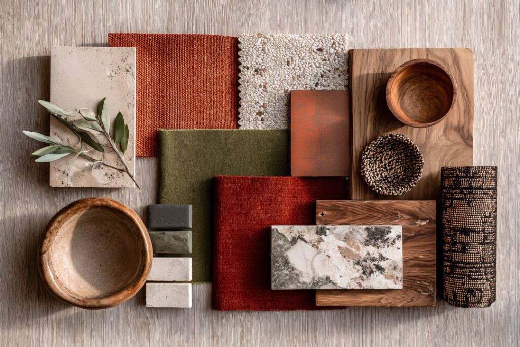 Italienischer Einrichtungsstil - Farb- und Materialpalette