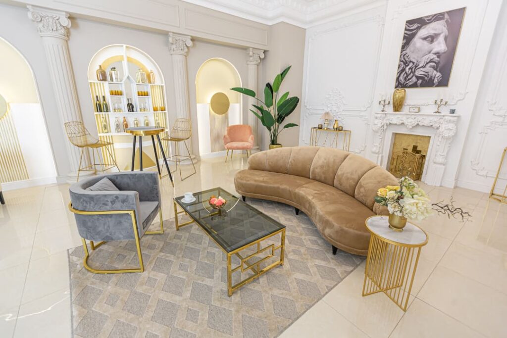 Wohnzimmer im italienischen Einrichtungsstil